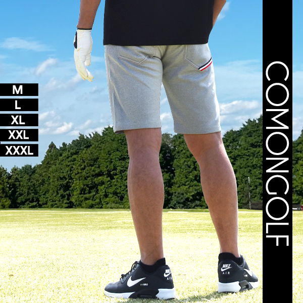 ゴルフウェア メンズ ハーフパンツ 夏 大きいサイズ ショートパンツ 膝上 短め 3l 4l スポー...