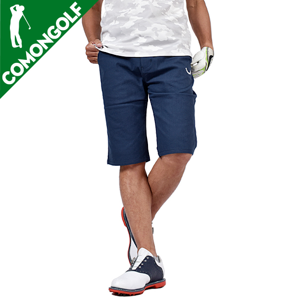 ゴルフウェア パンツ メンズ 膝上 短め ストレッチ ショートパンツ 無地 ゴルフパンツ ゴルフ 大きいサイズ おしゃれ 春 夏 サンタリート Cg S537 国内在庫