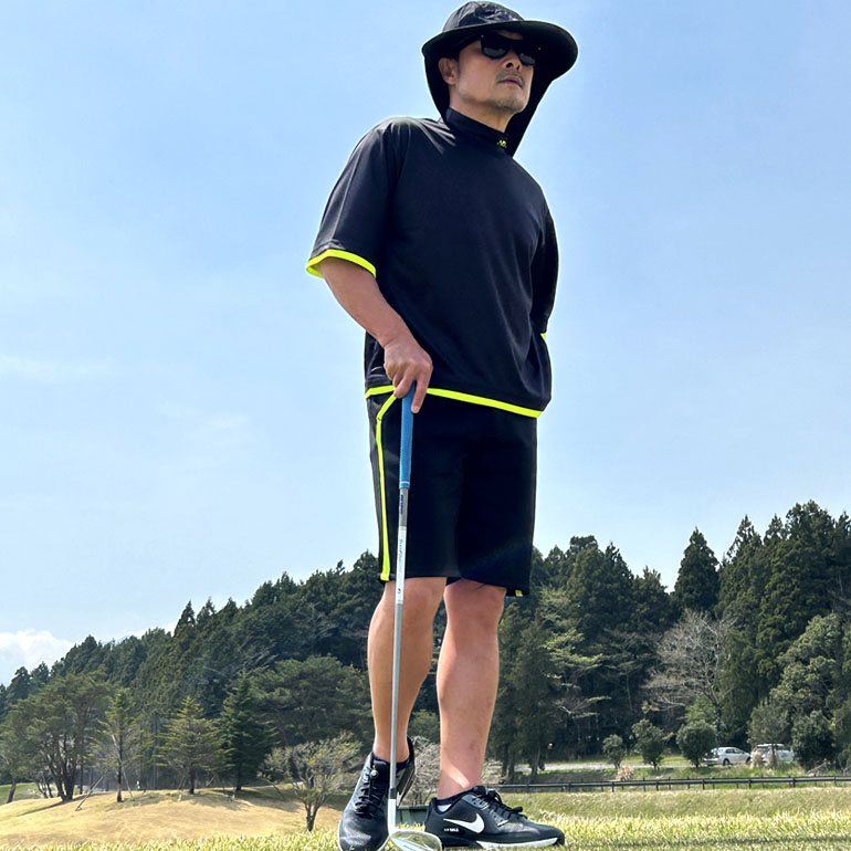COMONGOLF（コモンゴルフ） ゴルフウェア メンズ 半袖 完成 コーデ上下