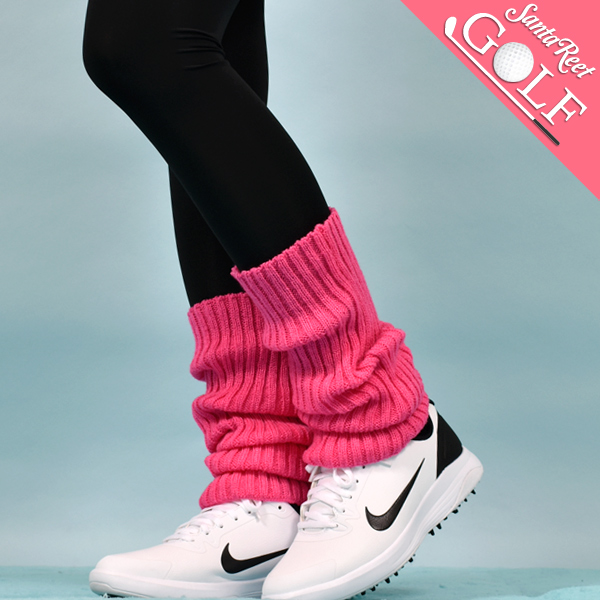 ゴルフ レッグウォーマー 秋冬 レディース ゴルフウェア ファー 防寒