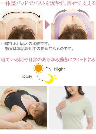 磯山さやかプロデュース Fluffyナイトブラ 選べる2枚セット
