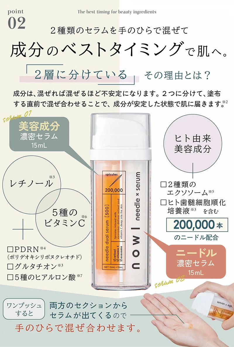 NOWL ノウル ニードルデュアルセラム（30mL） : ダイエットビューティ