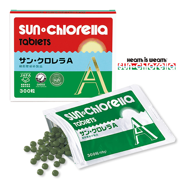 サン・クロレラA 300粒 粒タイプ （Sun Chlorella A Tablets 