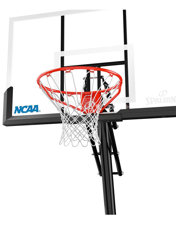 高額売筋スポルディング バスケットゴール 50インチ エグザクトハイト NCAA ［SPALDING］ アクリルポータブル E6A994  練習用具、備品