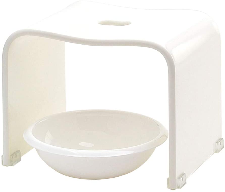 風呂 椅子 洗面器 バスチェア ボウル セット アクリル Mサイズ 高さ約 25cm Kuai｜dietya｜02