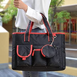 アーリッカ　廃盤貴重　旅行にも使える高品質大型軽量カバン　未使用品 クーアイ(Kuai) バッグ 超軽量 ポケットいっぱい 多機能 手提げバッグ