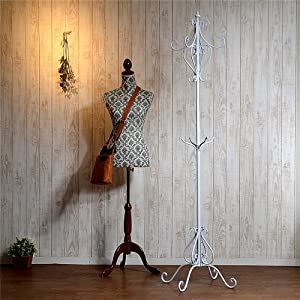 ポールハンガー アイアン アンティーク おしゃれ 洋服掛け 帽子掛け