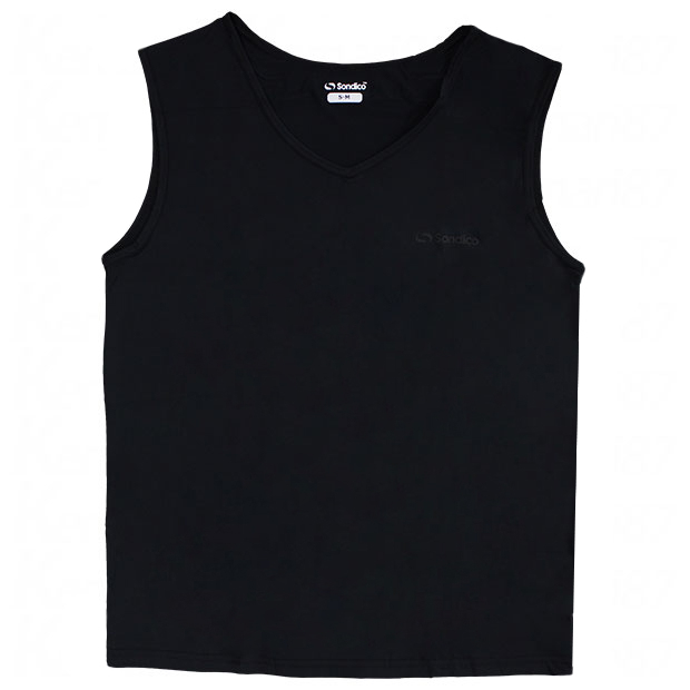 【メール便だと送料無料】冷感インナー 熱中症対策 ソンディコ Sondico 氷結UVびっくりノースリーブCHIKUSOMEインナーシャツ メンズ ジュニア 25A05 | Sondico | 02