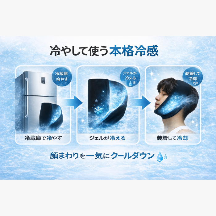 ソンディコ 冷感フェイスカバー 26E443 熱中症対策 アイシング クールダウン 冷蔵庫で冷やして使う冷感ジェル ひざ用 スポーツ 部活 暑さ対策 繰り返し使える | Sondico | 02