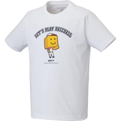 【メール便だと送料無料】プロ野球スピリッツA調子君Tシャツ ジュニア 限定品　ZETT ゼット BOT97107J | ZETT×プロスピのコラボレーションTシャツ | ゼット | 01