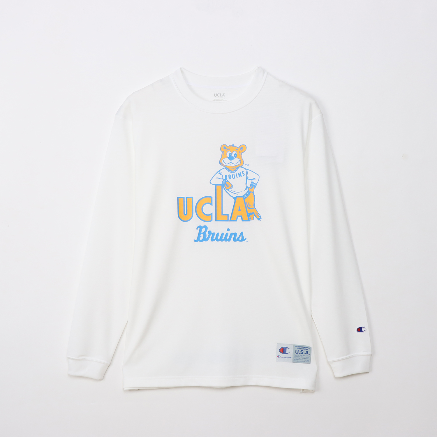 【メール便だと送料無料】 UCLA 長袖 プラクティスシャツ チャンピオン Champion 練習着 C3CB461 | メンズ レディース バスケットボール プラクティス シャツ | Champion | 01