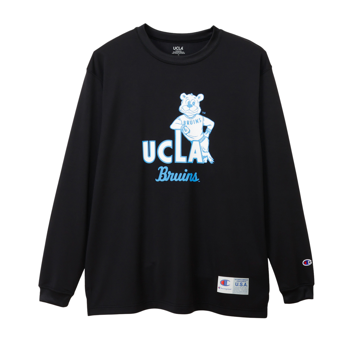 【メール便だと送料無料】 UCLA 長袖 プラクティスシャツ チャンピオン Champion 練習着 C3CB461 | メンズ レディース バスケットボール プラクティス シャツ | Champion | 02