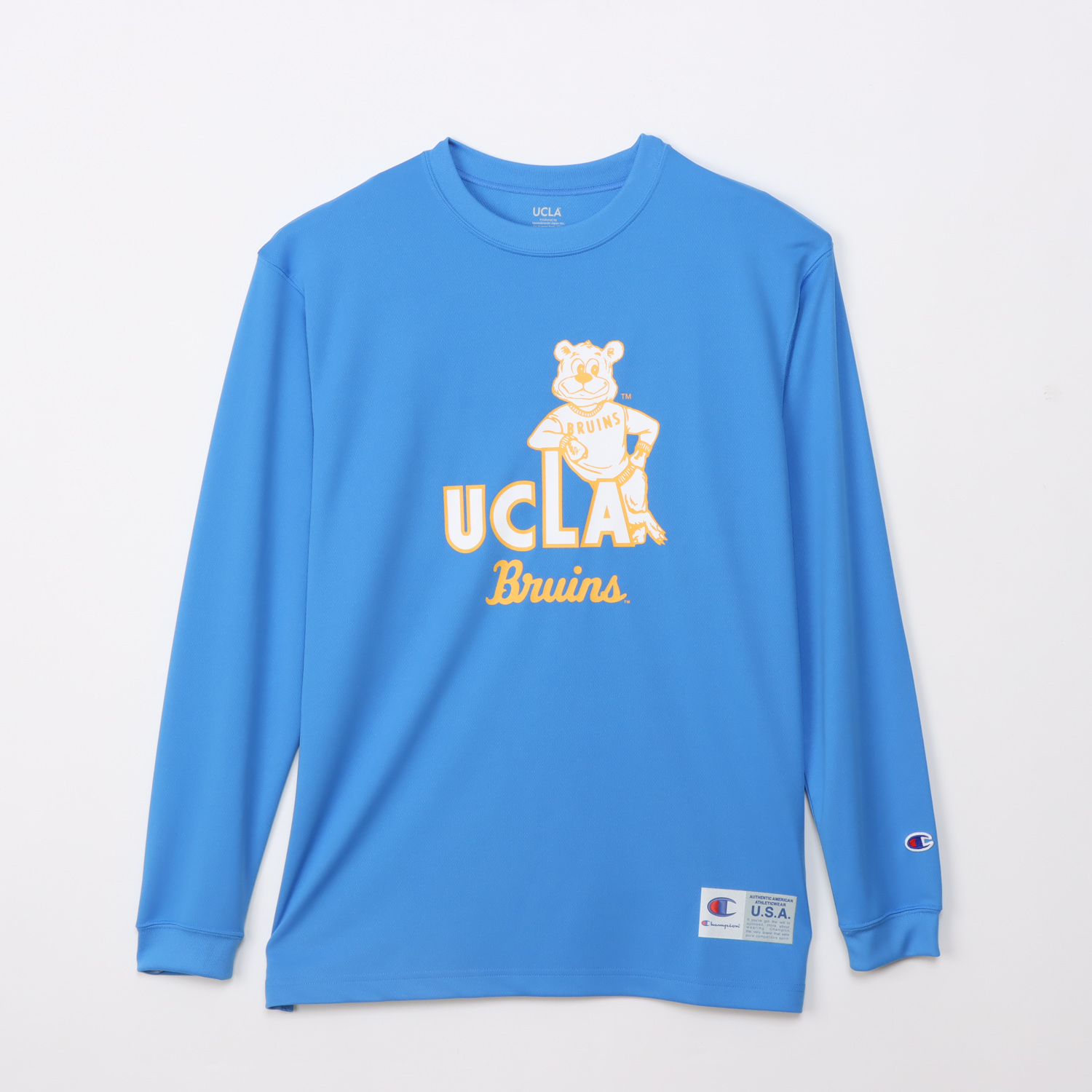 【メール便だと送料無料】 UCLA 長袖 プラクティスシャツ チャンピオン Champion 練習着 C3CB461 | メンズ レディース バスケットボール プラクティス シャツ | Champion | 03