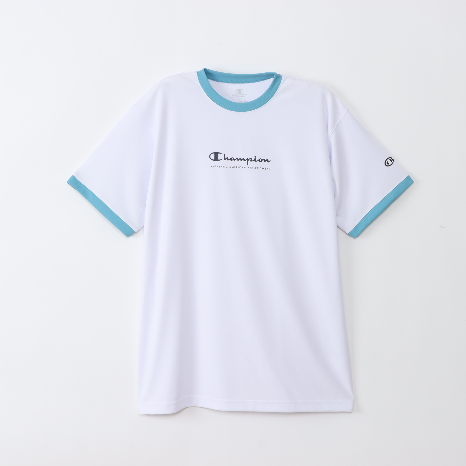 【メール便だと送料無料】 半袖 プラクティスシャツ チャンピオン 練習着 C3CV311 | メンズ レディース バレー バレーウェア プラクティス Tシャツ | Champion | 01