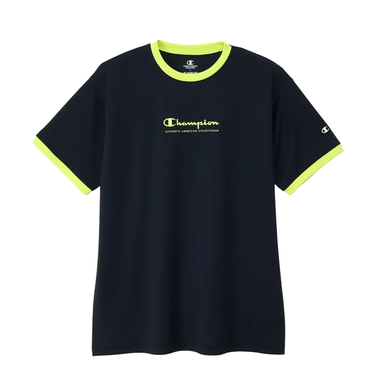 【メール便だと送料無料】 半袖 プラクティスシャツ チャンピオン 練習着 C3CV311 | メンズ レディース バレー バレーウェア プラクティス Tシャツ | Champion | 05