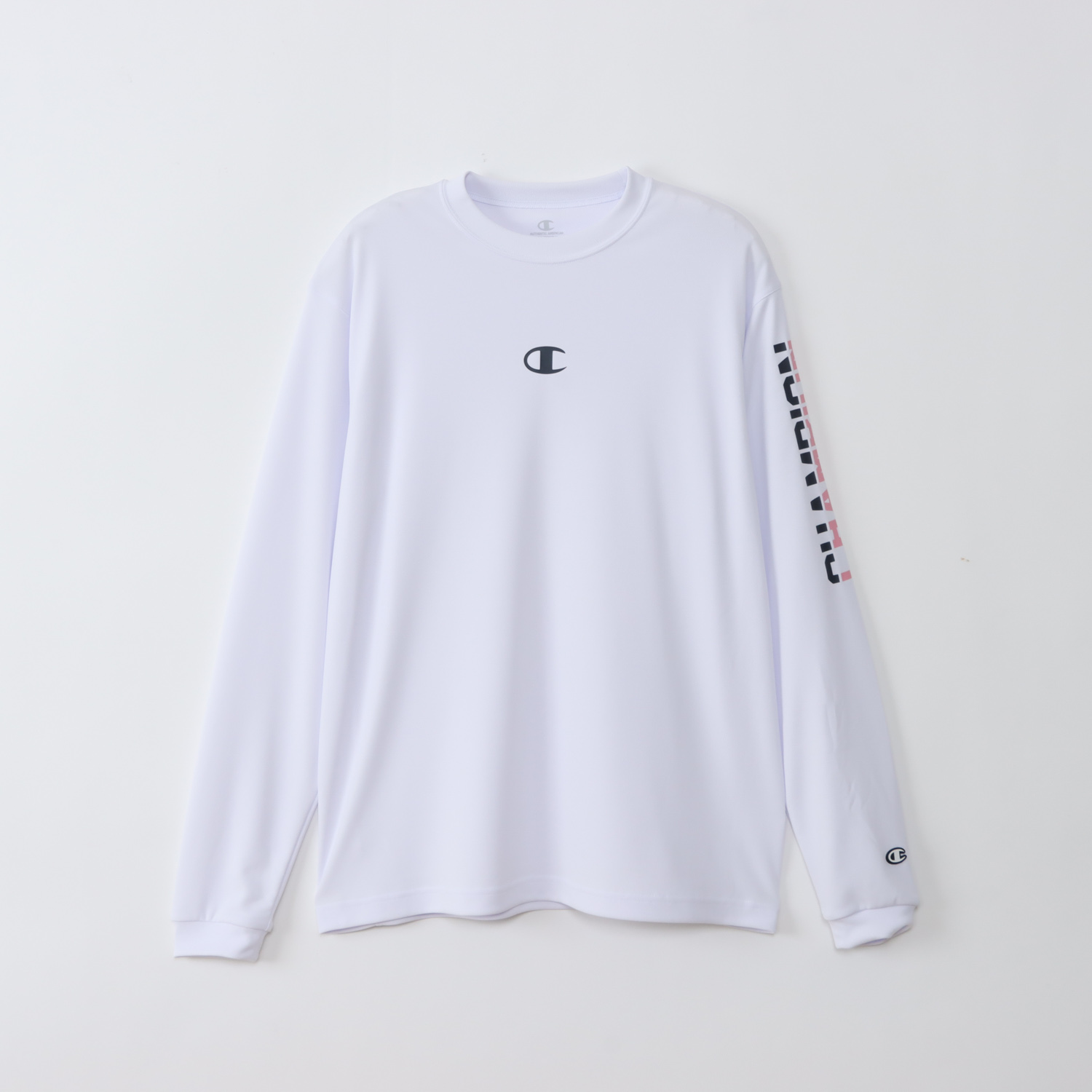 【メール便だと送料無料】 長袖 プラクティスシャツ チャンピオン 練習着 C3CV412 | メンズ レディース バレー バレーウェア プラクティス Tシャツ | Champion | 01