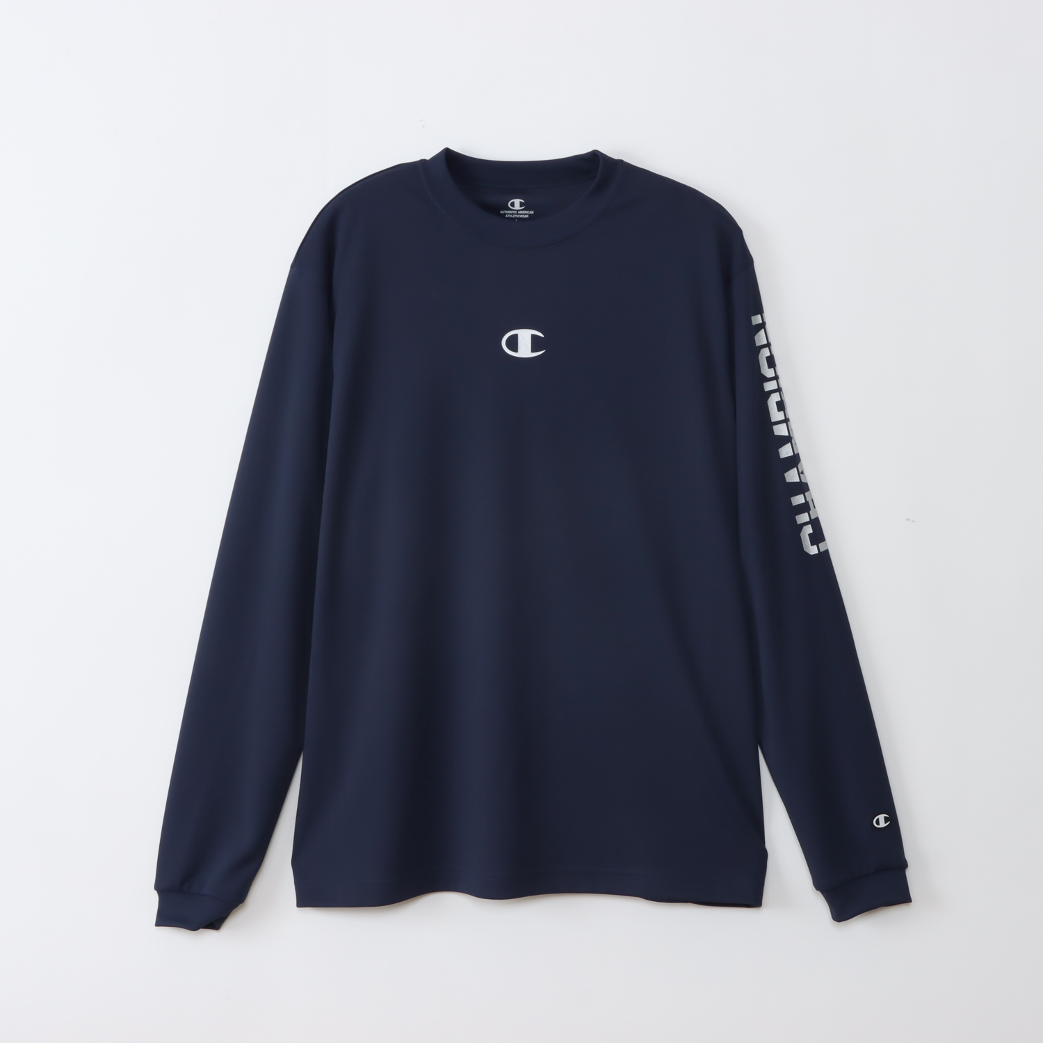 【メール便だと送料無料】 長袖 プラクティスシャツ チャンピオン 練習着 C3CV412 | メンズ レディース バレー バレーウェア プラクティス Tシャツ | Champion | 03