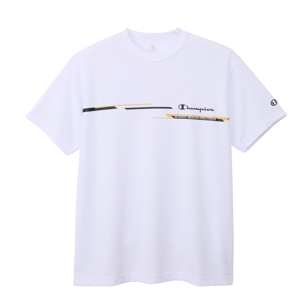 Champion ショートスリーブTシャツ C3DV321 バレーボール 半袖 シャツ 練習着 部活 チャンピオン 吸汗速乾 抗菌防臭 UVカット | Champion | 01