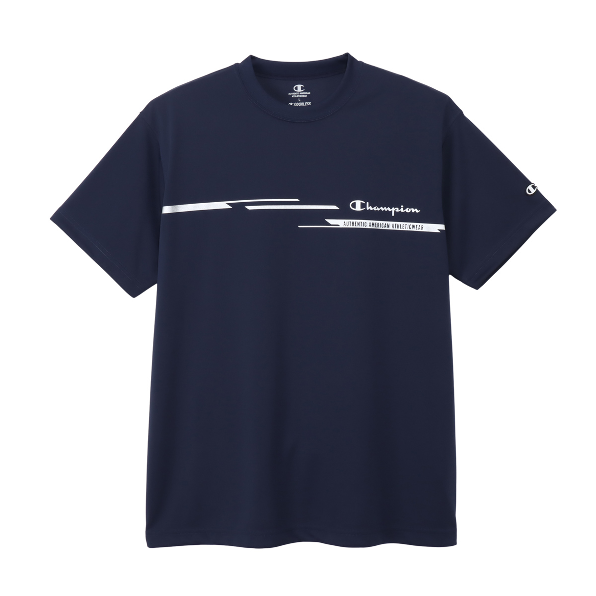 Champion ショートスリーブTシャツ C3DV321 バレーボール 半袖 シャツ 練習着 部活 チャンピオン 吸汗速乾 抗菌防臭 UVカット | Champion | 03
