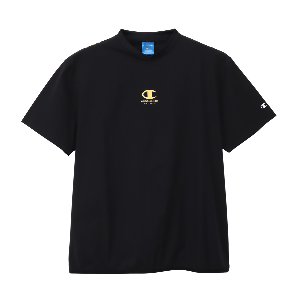 Champion ショートスリーブシャツ C3DVC27 バレーボール 半袖 練習着 ピステ チャンピオン メンズ レディース 部活 吸汗速乾 ストレッチ | Champion | 01