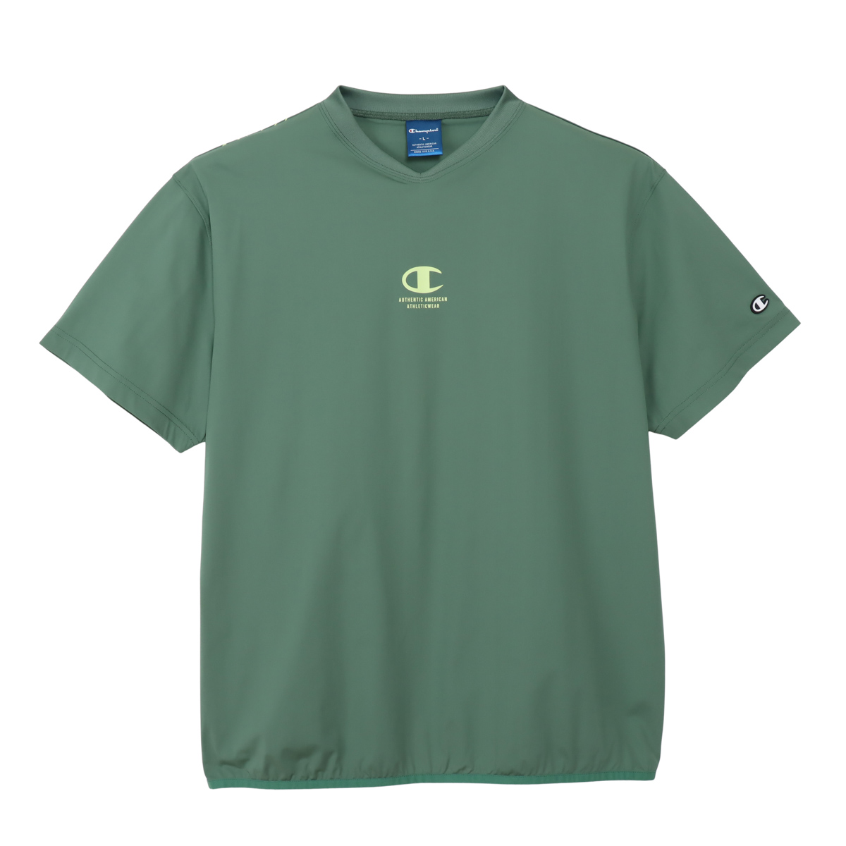 Champion ショートスリーブシャツ C3DVC27 バレーボール 半袖 練習着 ピステ チャンピオン メンズ レディース 部活 吸汗速乾 ストレッチ | Champion | 03