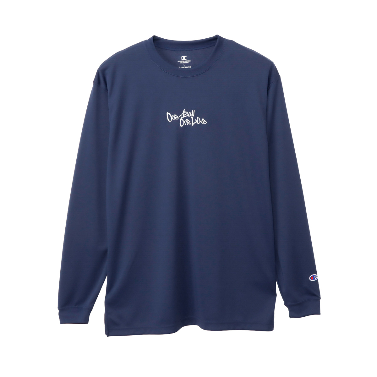 Champion ロングスリーブTシャツ C3-EB430 長袖 バスケットボール 練習着 吸汗速乾 UVカット One Ball One Love | Champion | 02