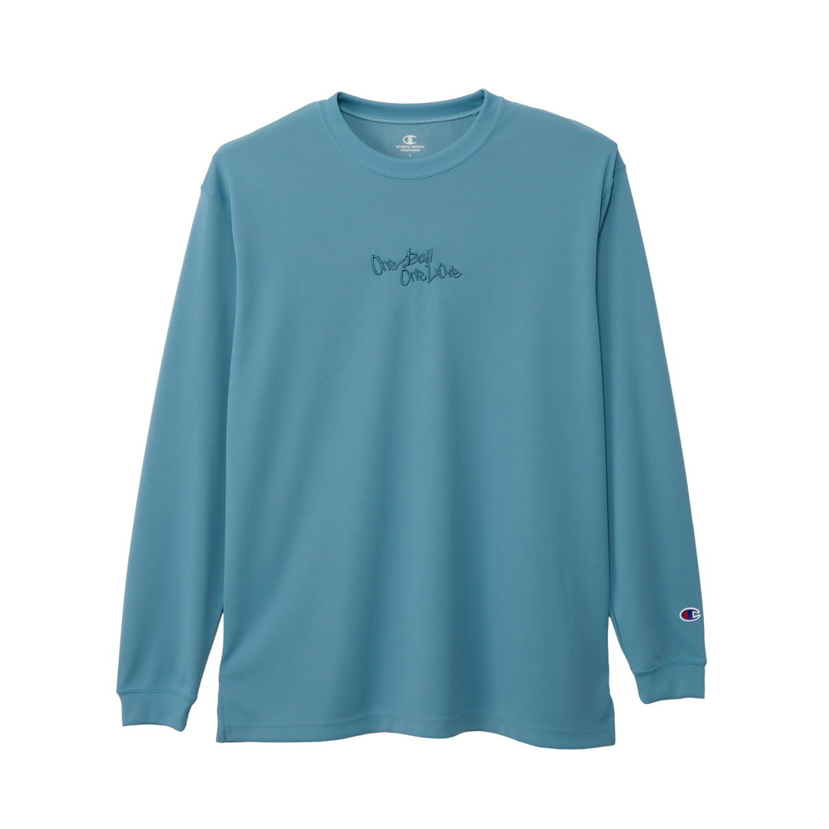 Champion ロングスリーブTシャツ C3-EB430 長袖 バスケットボール 練習着 吸汗速乾 UVカット One Ball One Love | Champion | 03