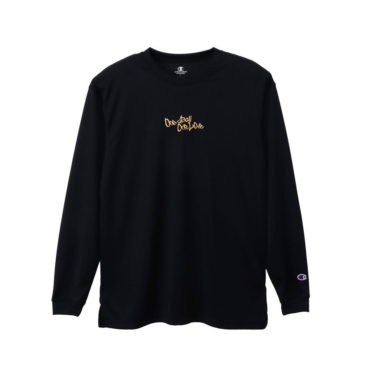 Champion ロングスリーブTシャツ C3-EB430 長袖 バスケットボール 練習着 吸汗速乾 UVカット One Ball One Love | Champion | 05