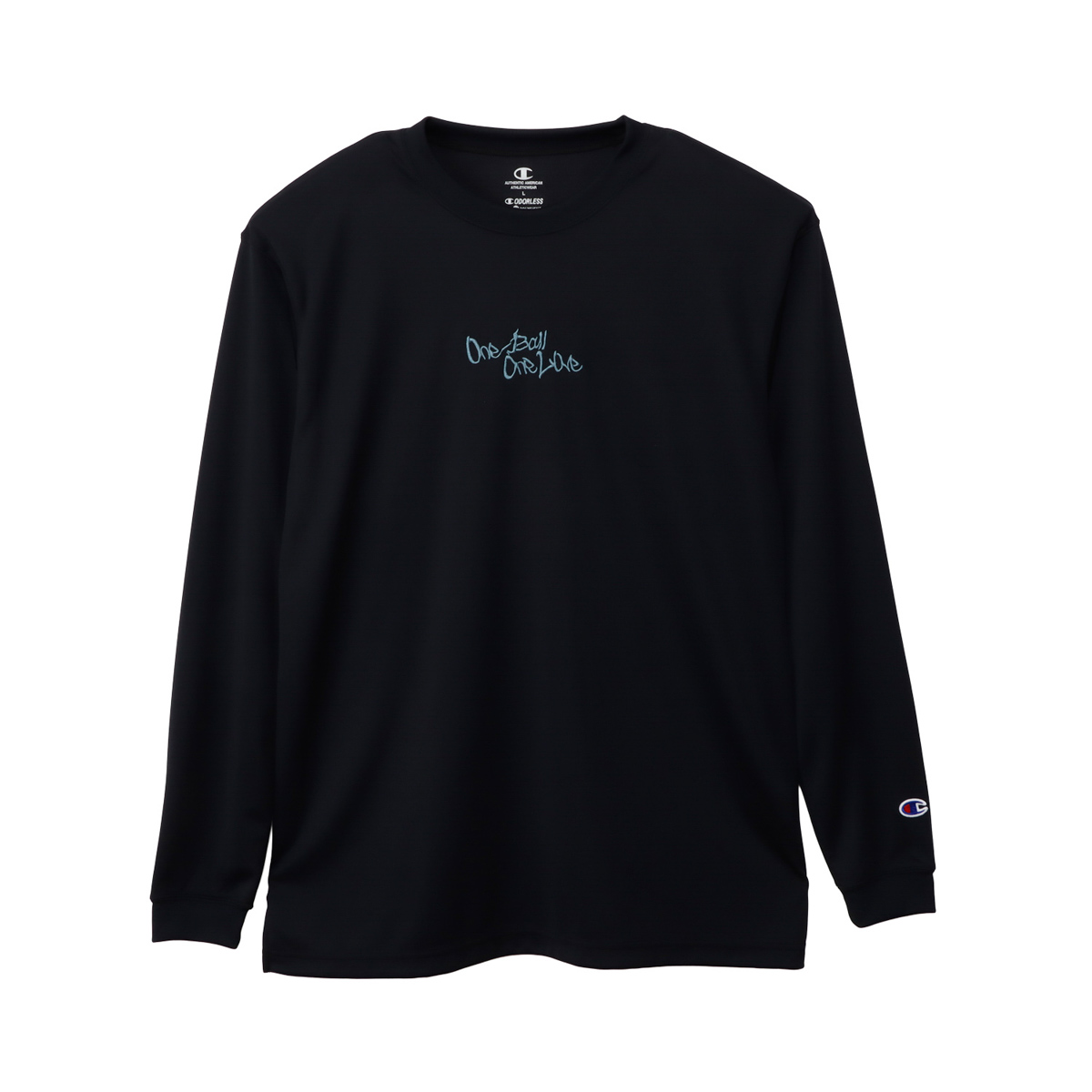 Champion ロングスリーブTシャツ C3-EB430 長袖 バスケットボール 練習着 吸汗速乾 UVカット One Ball One Love | Champion | 04