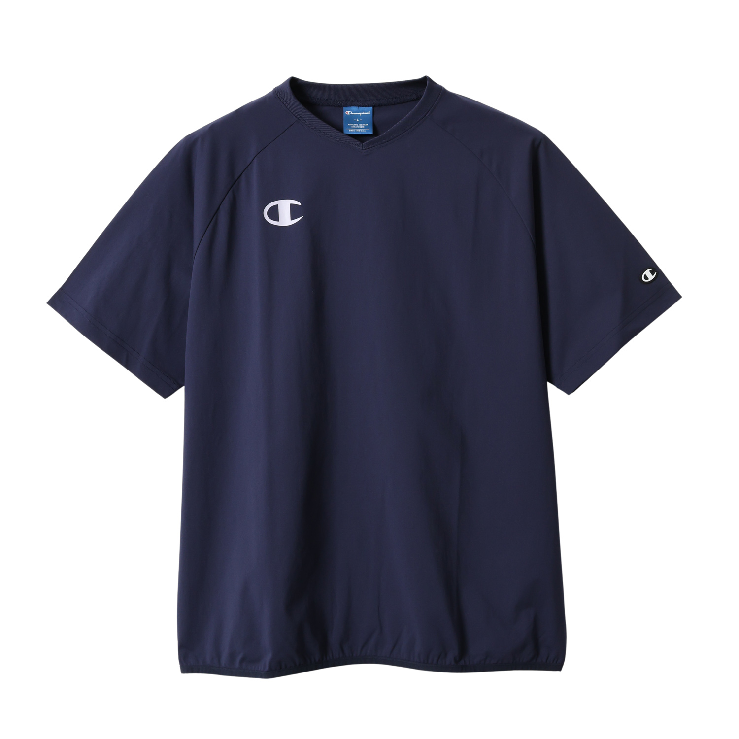 チャンピオン バレーボール 半袖ピステ C3-EVC28 メンズ レディース 練習着 吸汗速乾 ストレッチ Champion | Champion | 02