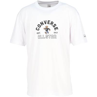 【メール便だと送料無料】半袖 プリントTシャツ 練習着 コンバース/CONVERSE バスケットボール CB251356 |メンズ ユニセックス コンバースベア ALLSTAR 吸汗速乾 | CONVERSE | 01
