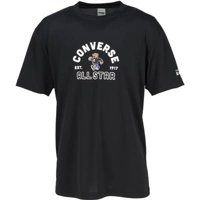【メール便だと送料無料】半袖 プリントTシャツ 練習着 コンバース/CONVERSE バスケットボール CB251356 |メンズ ユニセックス コンバースベア ALLSTAR 吸汗速乾 | CONVERSE | 02