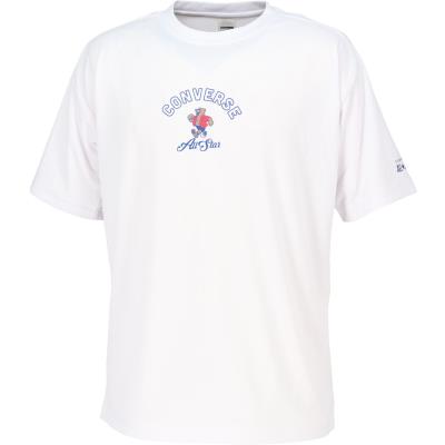 CONVERSE コンバース プリントTシャツ CB261358 バスケットボール 半袖 練習着 部活 メンズ レディース 吸汗速乾 UVカット | CONVERSE | 01