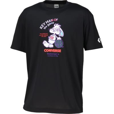 CONVERSE コンバース プリントTシャツ CB261359 バスケットボール 半袖 練習着 部活 メンズ レディース 吸汗速乾 UVカット | CONVERSE | 03