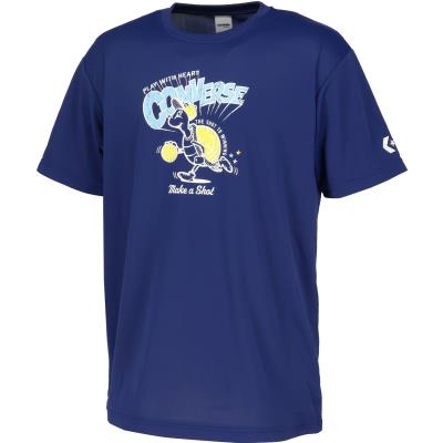 CONVERSE コンバース プリントTシャツ CB261361 バスケットボール 半袖 練習着 部活 メンズ レディース 吸汗速乾 UVカット | CONVERSE | 05