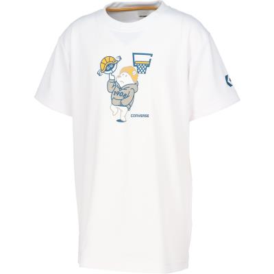 CONVERSE コンバース JRプリントTシャツ CB462352 バスケットボール 半袖 練習着 部活 ジュニア 吸汗速乾 UVカット | CONVERSE | 01