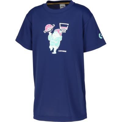 CONVERSE コンバース JRプリントTシャツ CB462352 バスケットボール 半袖 練習着 部活 ジュニア 吸汗速乾 UVカット | CONVERSE | 04