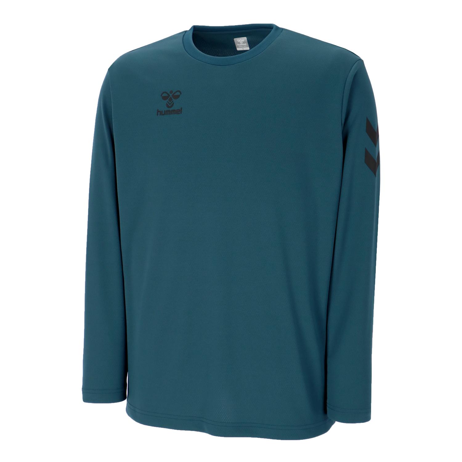 ヒュンメル 長袖Tシャツ HAP7248 吸汗速乾 メンズ レディース 男女兼用 スポーツウェア hummel メール便送料無料 | hummel | 03