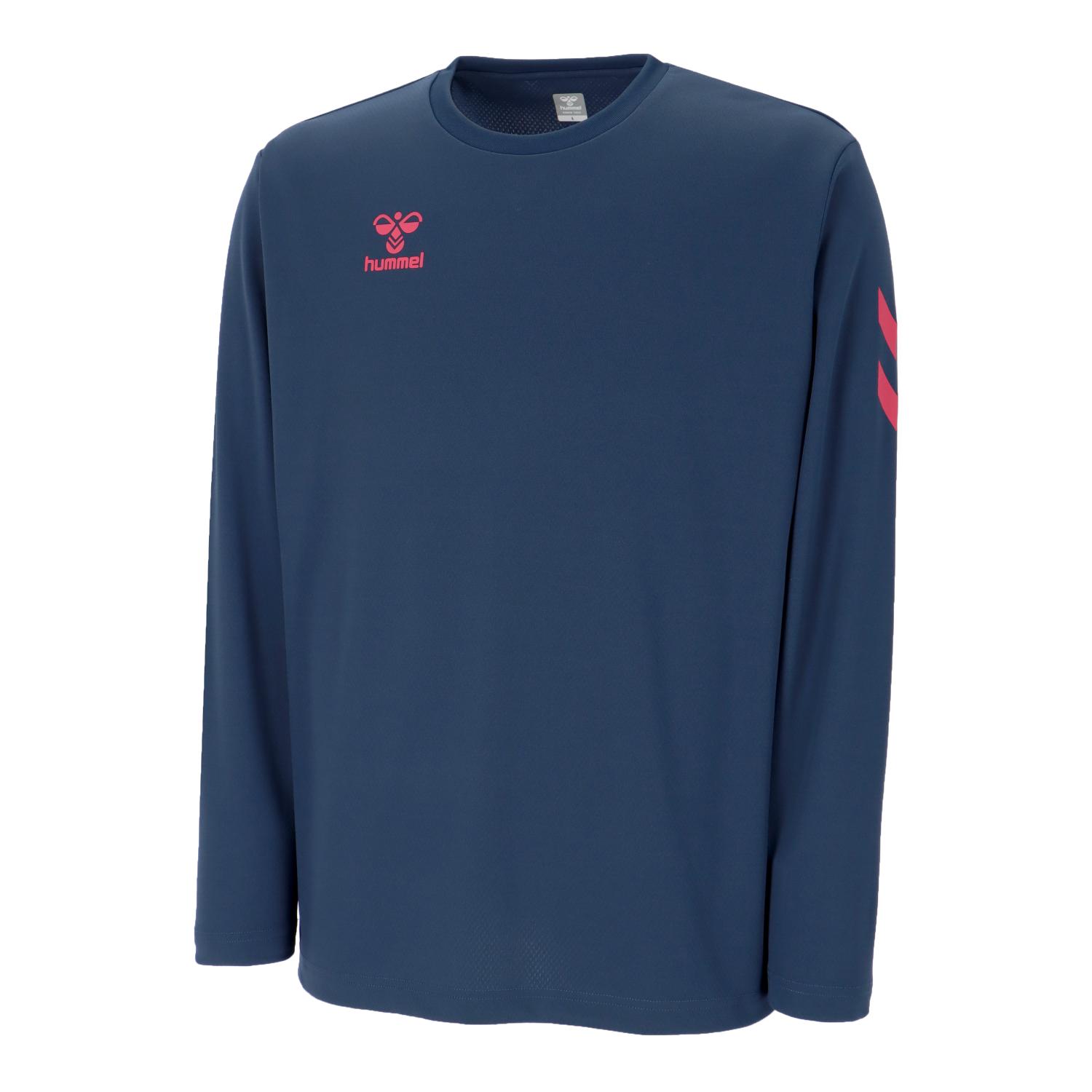 ヒュンメル 長袖Tシャツ HAP7248 吸汗速乾 メンズ レディース 男女兼用 スポーツウェア hummel メール便送料無料 | hummel | 05