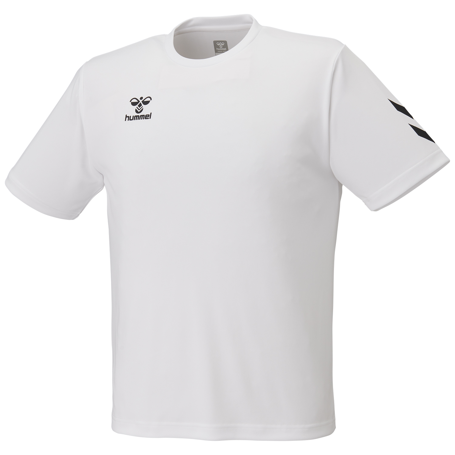 ヒュンメル Tシャツ 半袖 HAY2147 メンズ トレーニングウェア 吸汗速乾 部活 サッカー バレーボール ジム スポーツウェア ワンポイント | hummel | 01