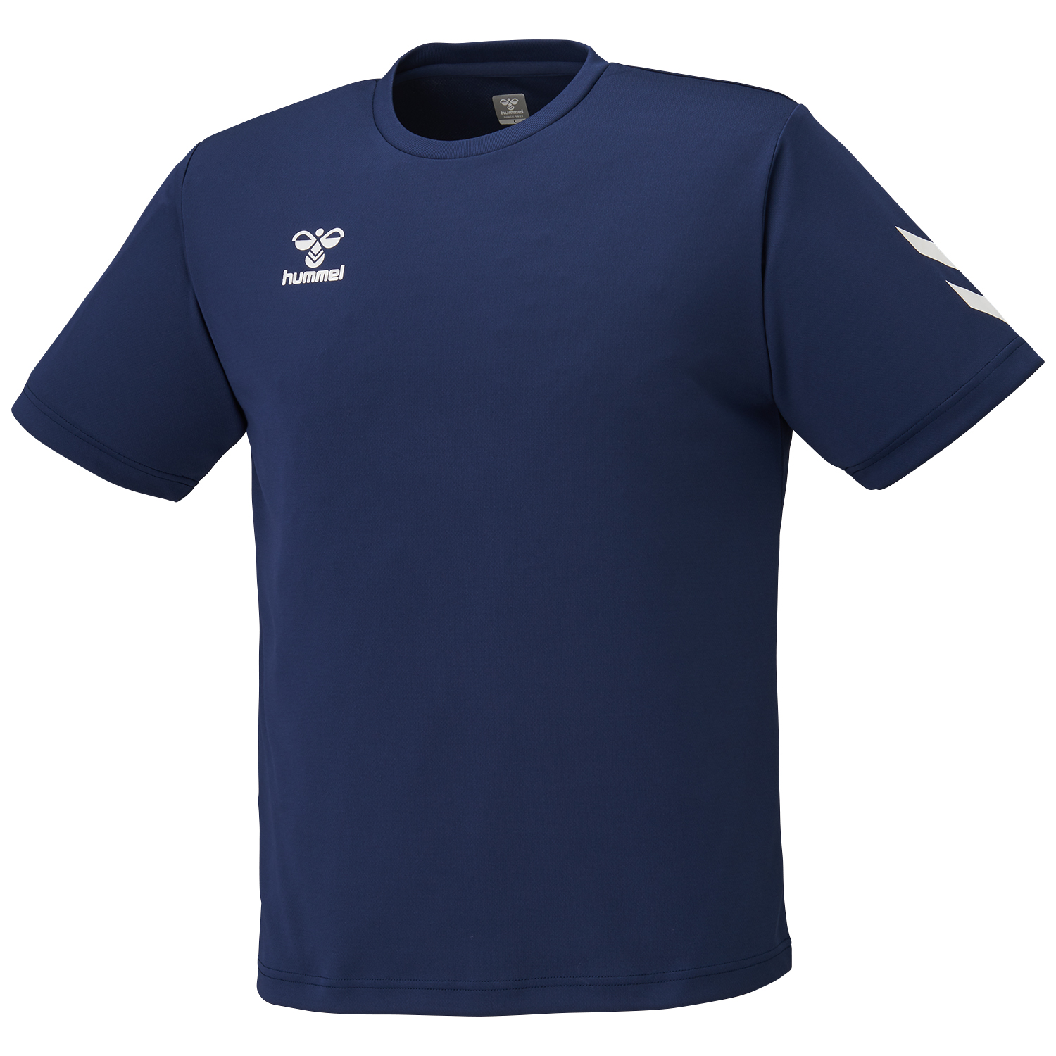 ヒュンメル Tシャツ 半袖 HAY2147 メンズ トレーニングウェア 吸汗速乾 部活 サッカー バレーボール ジム スポーツウェア ワンポイント | hummel | 05