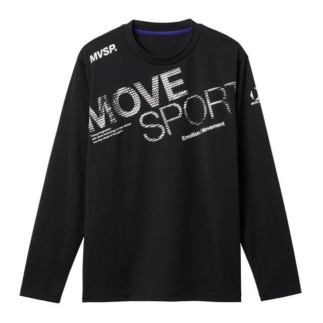 【メール便だと送料無料】MOVESPORT ドライメッシュ ビッグロゴ 長袖シャツ DESCENTE デサント ST5FLT00M | ムーブスポーツ メンズ スポーツ ウェア | DESCENTE ATHLETIC | 02