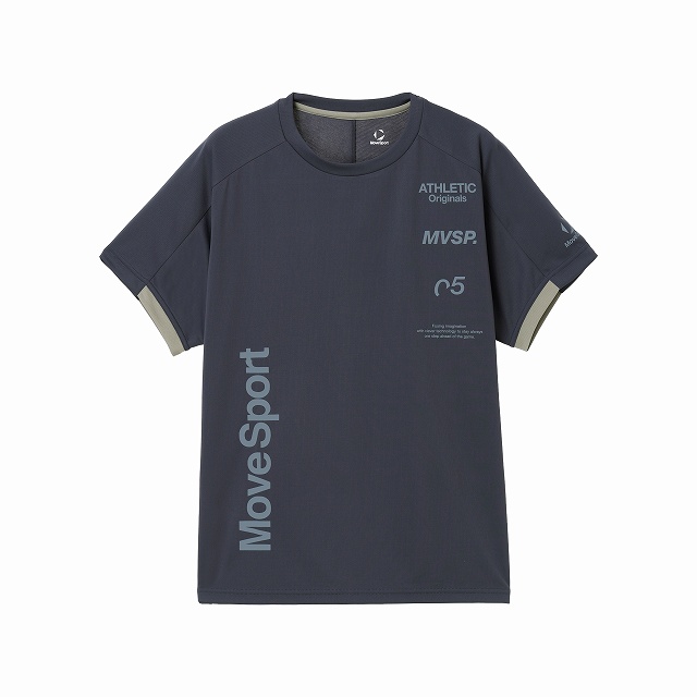 MOVESPORT ムーブスポーツ ショートスリーブシャツ ST6FHT02M 半袖シャツ スポーツ トレーニング 接触冷感 ランニング UVカット | DESCENTE ATHLETIC | 02