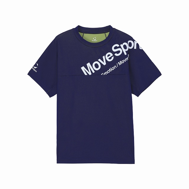 MOVESPORT ムーブスポーツ ショートスリーブシャツ ST6FHT03M 半袖シャツ スポーツ トレーニング 接触冷感 ストレッチ 吸汗速乾 UVカット | DESCENTE ATHLETIC | 02