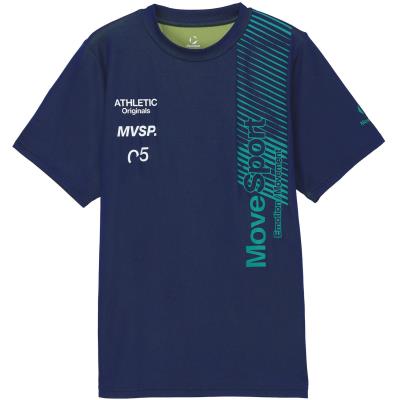 MoveSport 半袖シャツ ST6FHT04M メンズ Tシャツ 接触冷感 吸汗速乾 ストレッチ UVカット デサント | DESCENTE ATHLETIC | 01