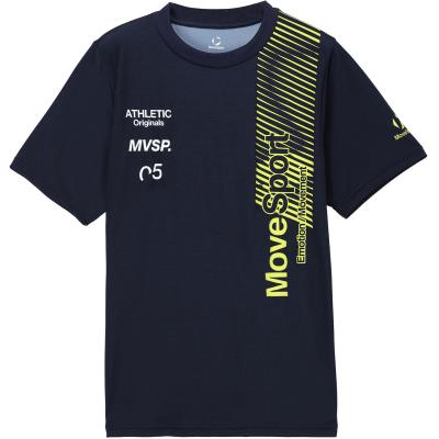 MoveSport 半袖シャツ ST6FHT04M メンズ Tシャツ 接触冷感 吸汗速乾 ストレッチ UVカット デサント | DESCENTE ATHLETIC | 03