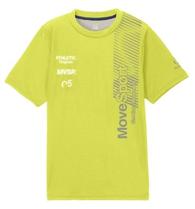 MoveSport 半袖シャツ ST6FHT04M メンズ Tシャツ 接触冷感 吸汗速乾 ストレッチ UVカット デサント | DESCENTE ATHLETIC | 04