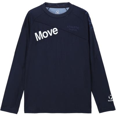 MOVESPORT ムーブスポーツ ロングスリーブシャツ ST6FLT01M 長袖シャツ スポーツ トレーニング 接触冷感 ストレッチ 吸汗速乾 UVカット | DESCENTE ATHLETIC | 04
