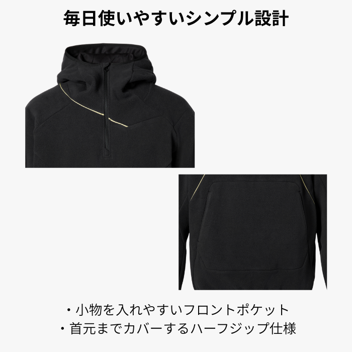 ムーブスポーツ フリースジャケット（ST6SSWT0M） デサント フード付き メンズ オールスポーツ 野球 | DESCENTE | 06