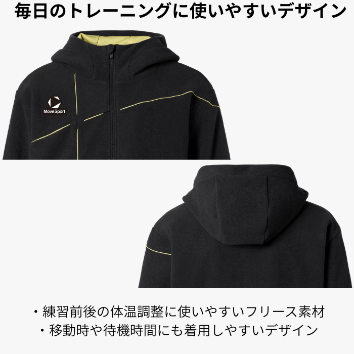 ムーブスポーツ フリースジャケット（ST6SSWT1M） デサント フルジップ フード付き メンズ オールスポーツ 野球 | DESCENTE | 06